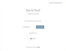 Tablet Screenshot of hiketheworld.com